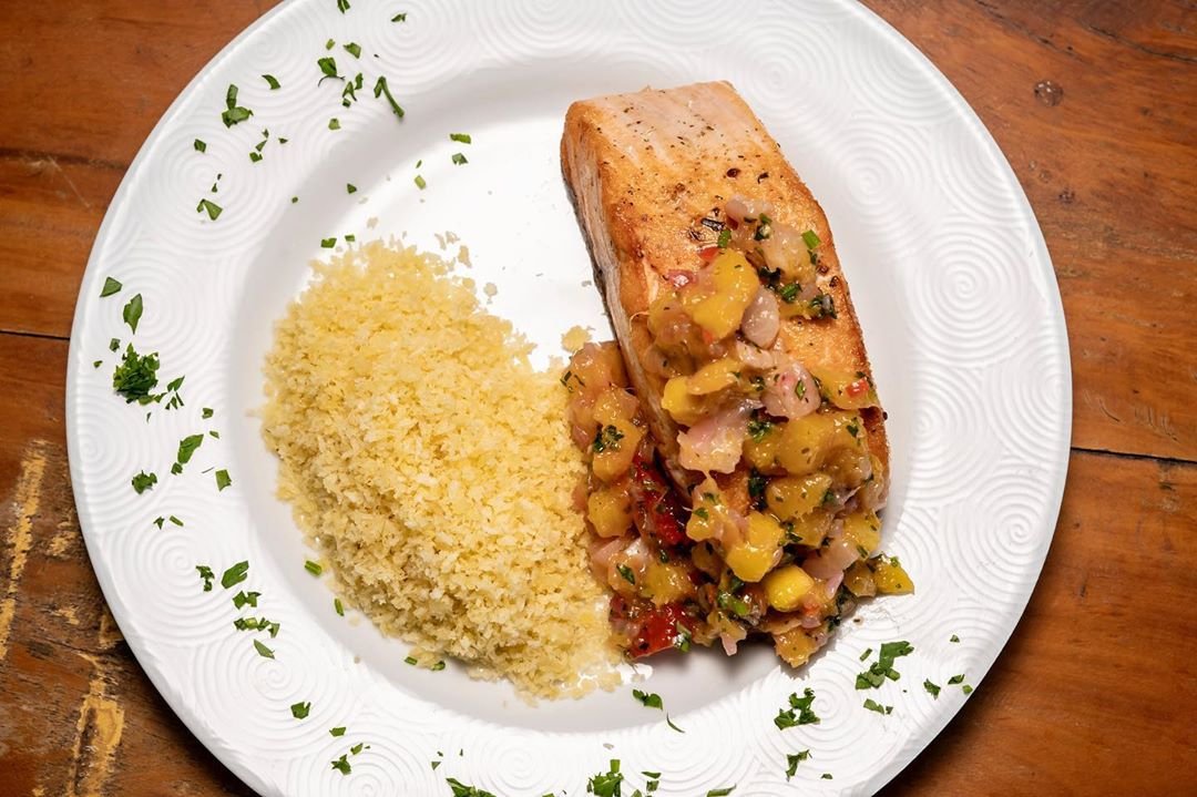 Salmon with Mango