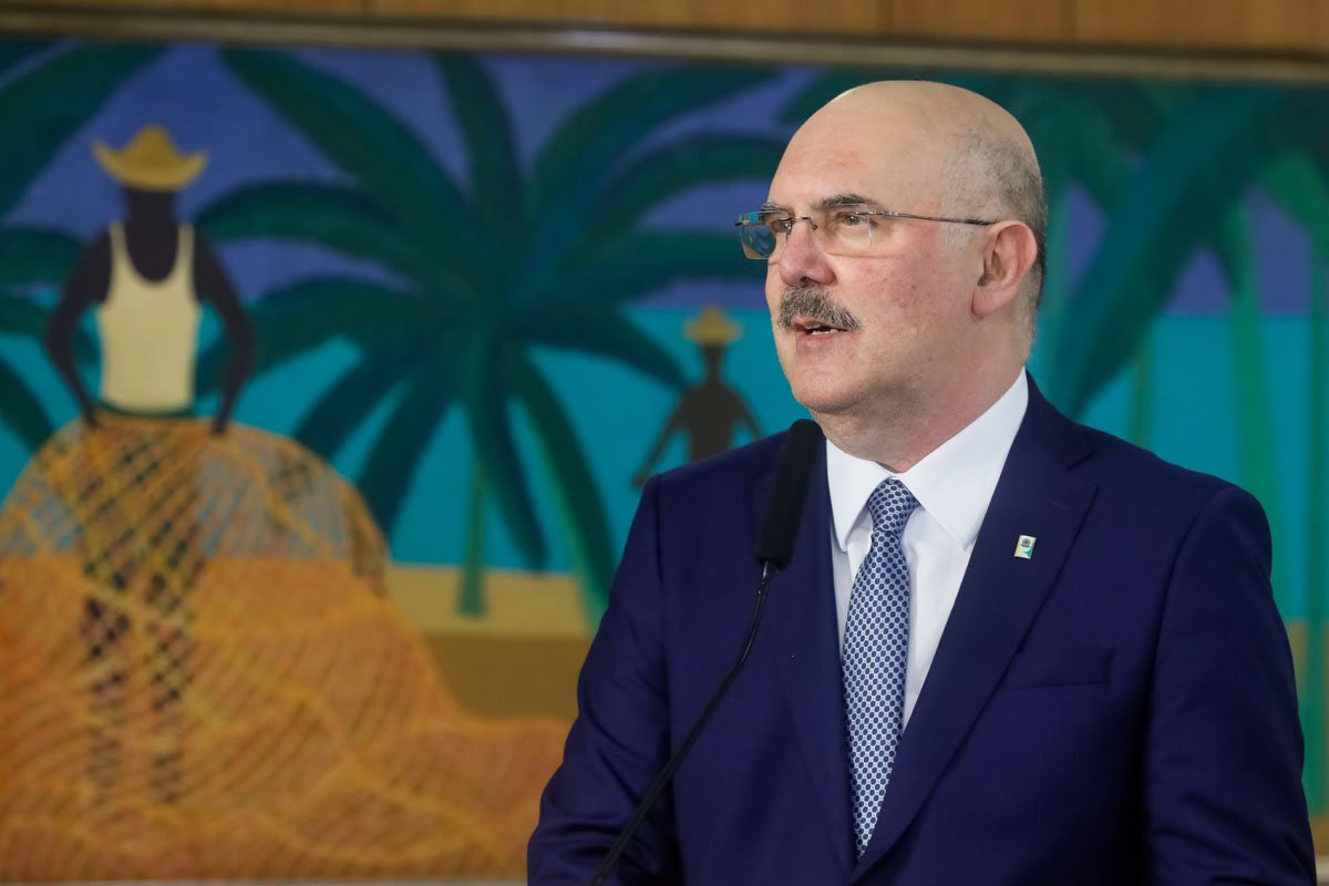 Posse do ministro do MEC Milton Ribeiro no planalto