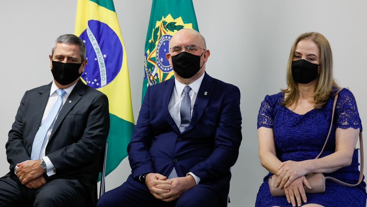 Posse do ministro do MEC Milton Ribeiro no planalto