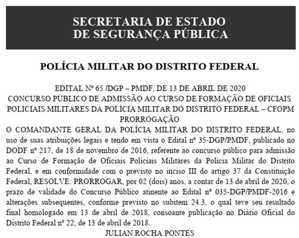 Extrato DODF 13/04/2020
