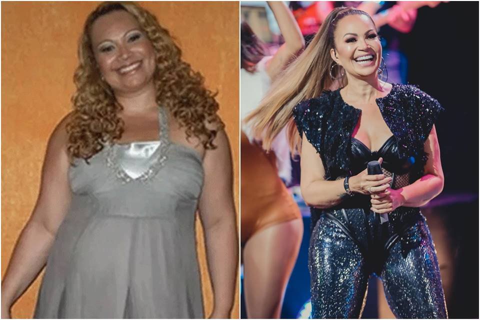 Filho de Solange Almeida mostra antes e depois de perder 75 kg