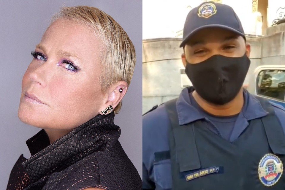 Xuxa e policial
