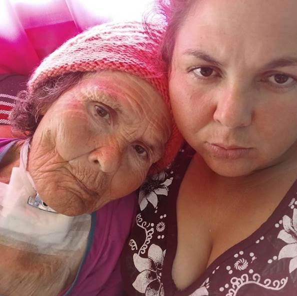 Rosângela e a mãe