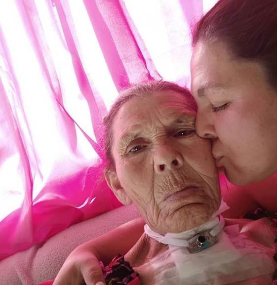 Rosângela e a mãe
