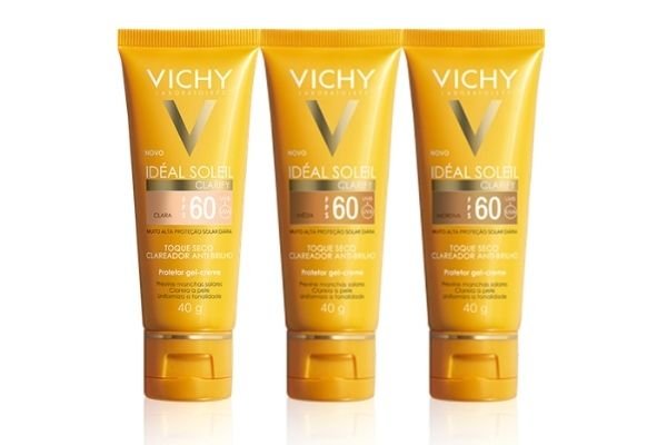 protetor solar com cor da vichy
