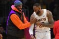 Los Angeles Lakers LeBron James Kobe Bryant