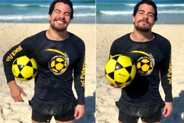 Mala No Mar Thiago Martins Mostra Volume Na Praia E Fas Piram