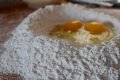farinha com ovos