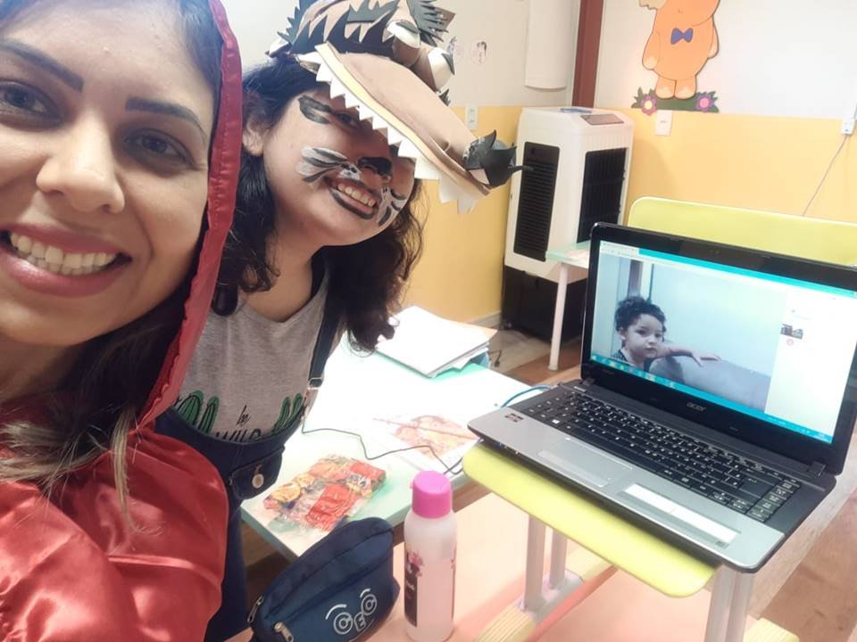 Professores do Centro de Educação da Criança apostam em tecnologia para se manter em pandemia
