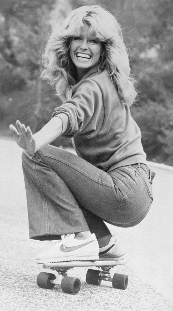 farrah fawcett nike cortez