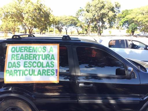 Protesto professores no DF