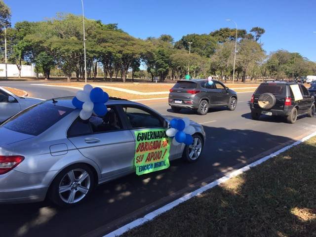Protesto professores no DF