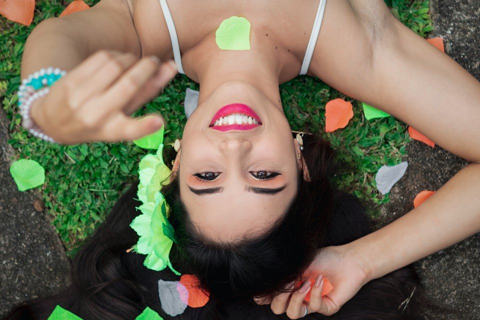 Mulher sorrindo