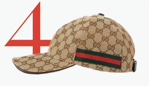 boné de beisebol da Gucci, com monograma GG