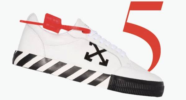 tênis Off-White com baixa vulcanização