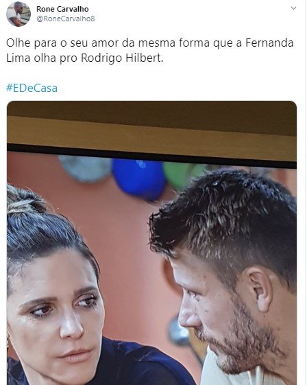 Rodrigo Hilbert e Fernanda Lima viraram assunto no Twitter