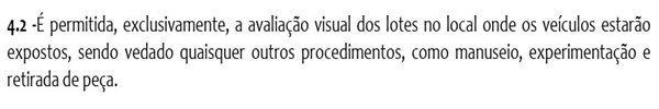 Extrato Edital Leilão 03/20 Detran-DF