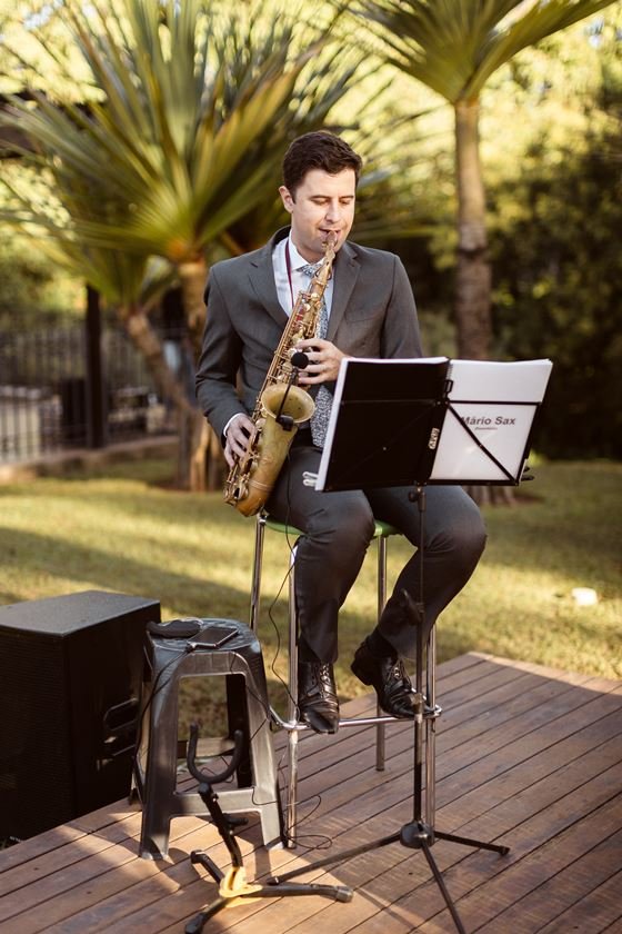 Saxofonista Mário Neto