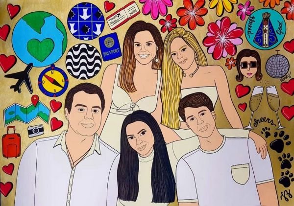desenho de família