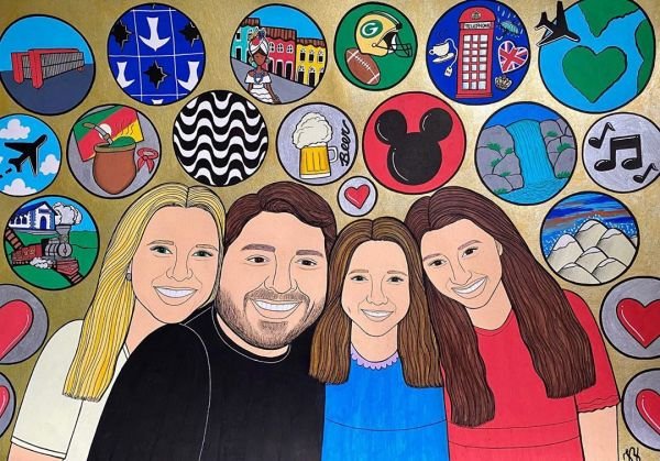 desenho de família