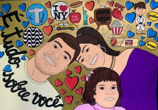 desenho de família