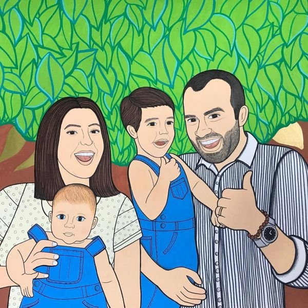 desenho de família