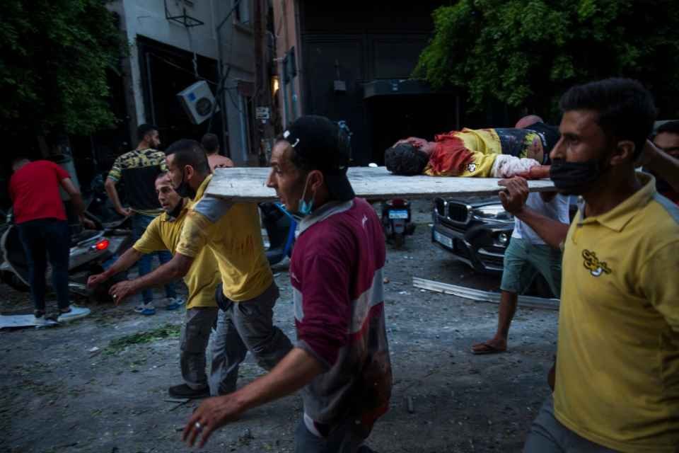 Explosão porto Líbano Beirute