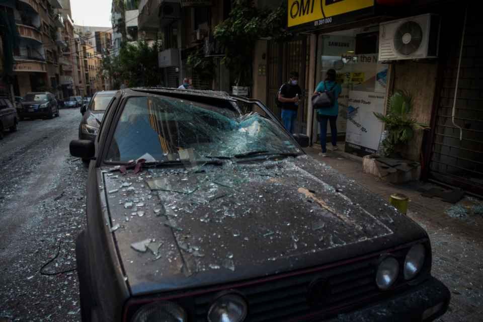Explosão porto Líbano Beirute