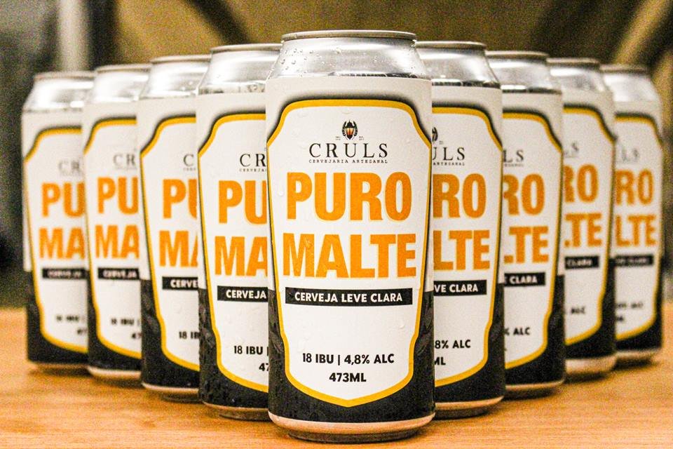 Rótulos de cerveja da Cruls