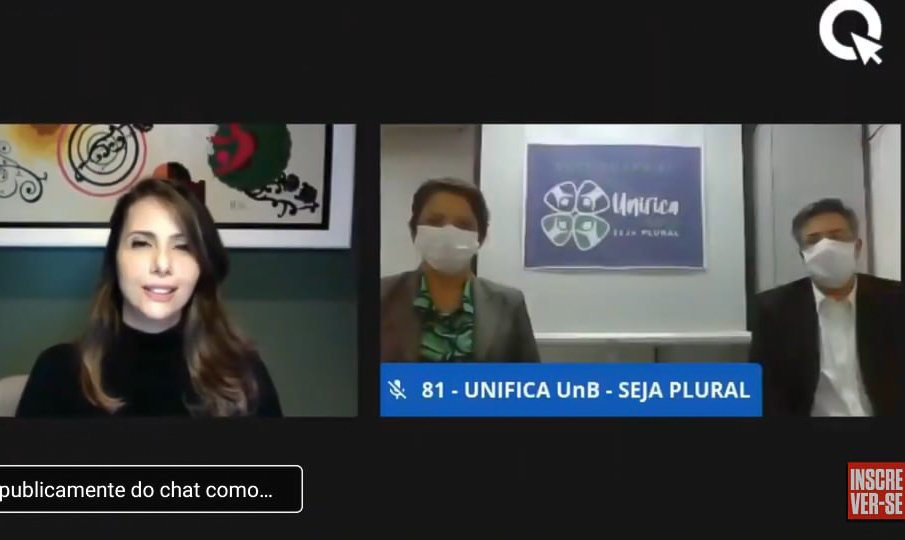 Debate candidatos à reitoria da UnB