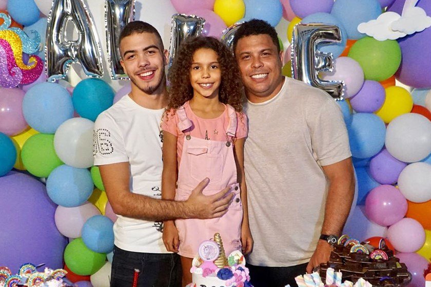 Ronald, Maria Alice e Ronaldo