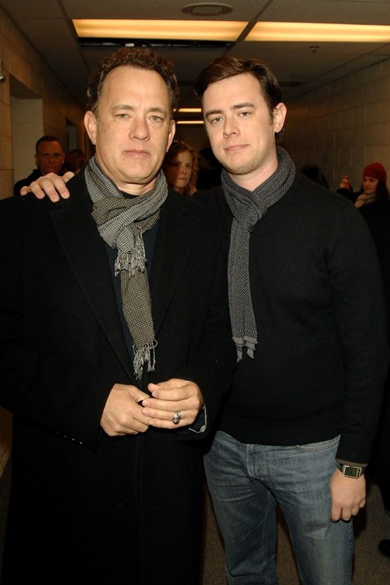 Tom e Colin Hanks