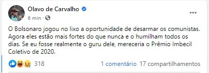 Bolsonaro e Olavo