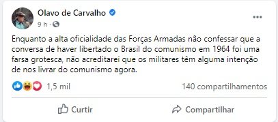 Bolsonaro e Olavo