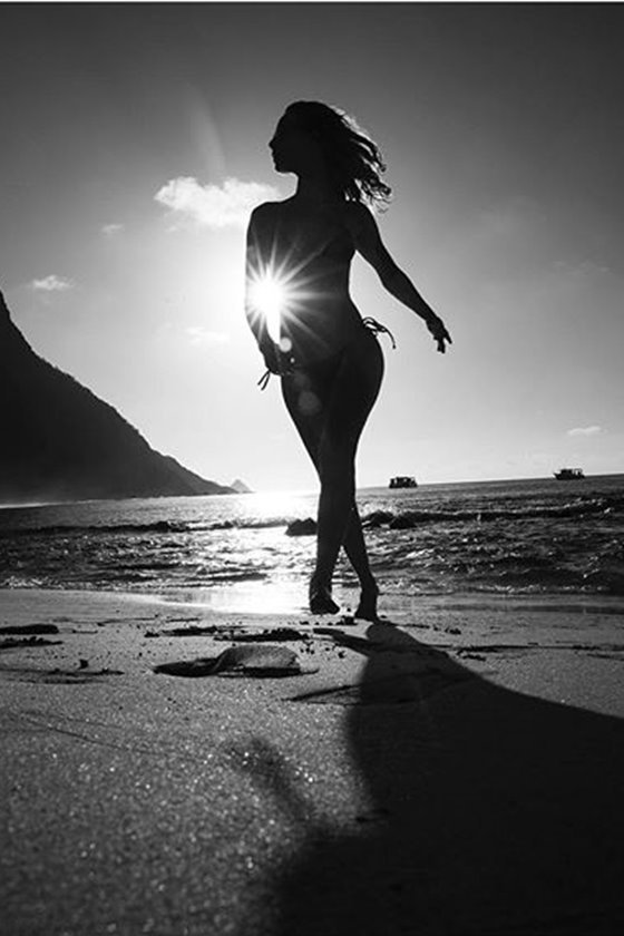 Mariana Ximenes em Fernando de Noronha