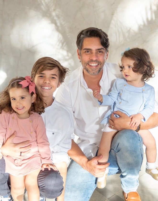 Maria Antônia Gebrim, Enzo Caetano, Uéliton Caetano e Maria Helena Gebrim