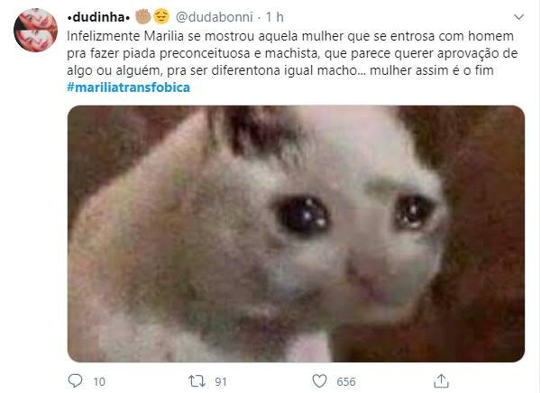 Marília Mendonça é acusada de transfobia