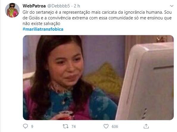 Marília Mendonça é acusada de transfobia