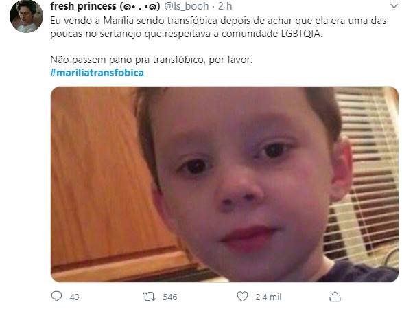 Marília Mendonça é acusada de transfobia