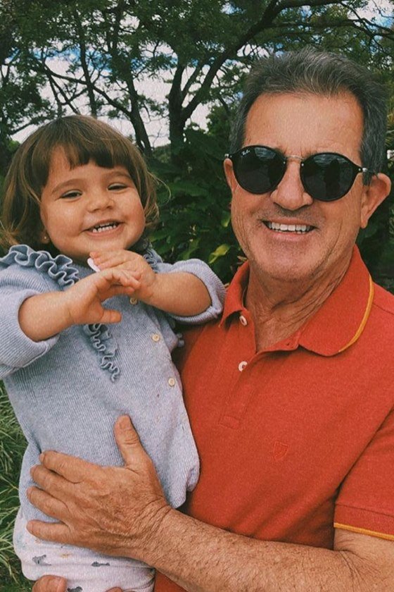 Maria de Lourdes Pena e o avô