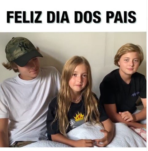 joaquim, eva e benício huck