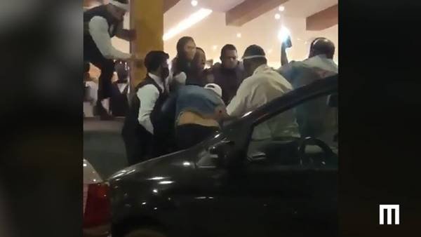 briga em bar
