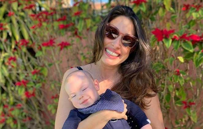 Giselle Itié desabafa sobre cuidar do filho sozinha: "Maternidade real"