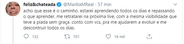 Marilia Mendonça no Twitter