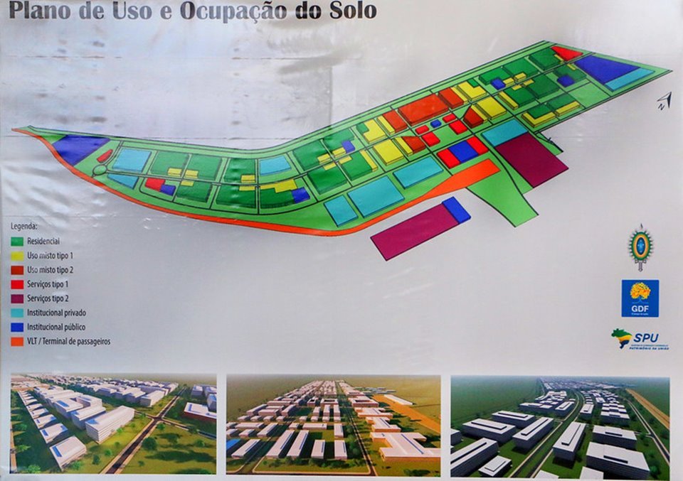 Projeto de novo bairro residencial do DF