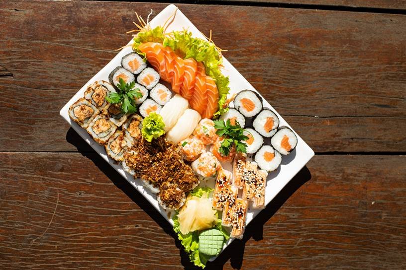 Combo de comida japonesa