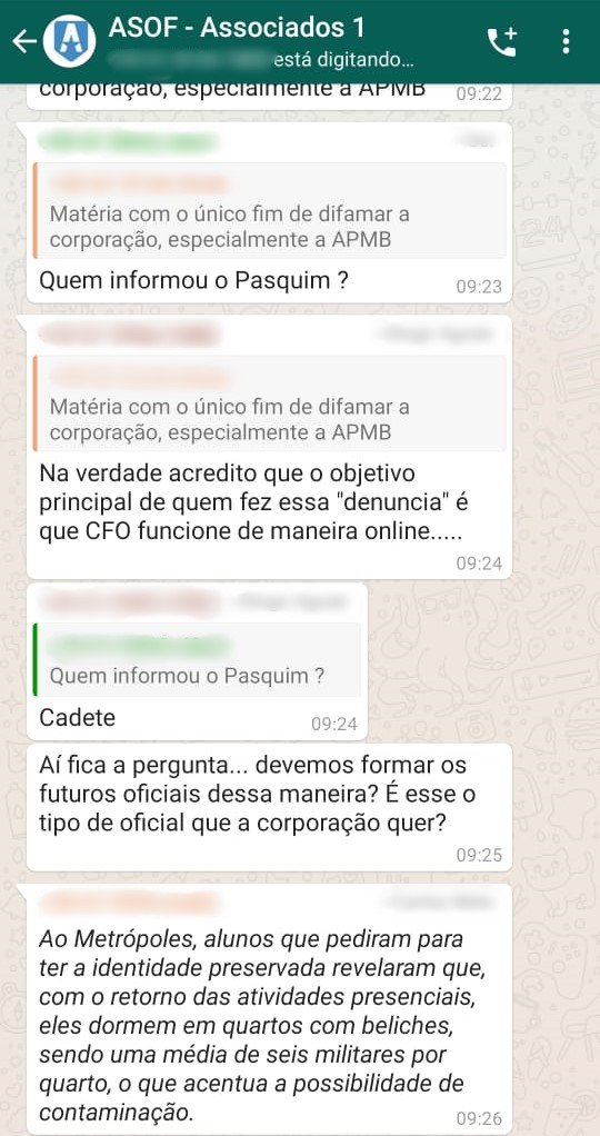 Print de conversa no Whatsapp PM