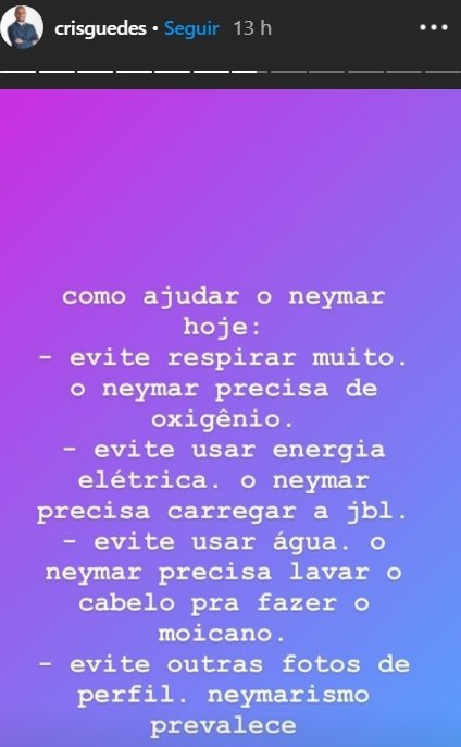 Cris Guedes Neymar