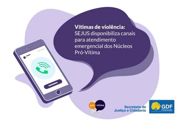 O programa oferece serviços com psicólogos e assistentes sociais para vítimas de violência