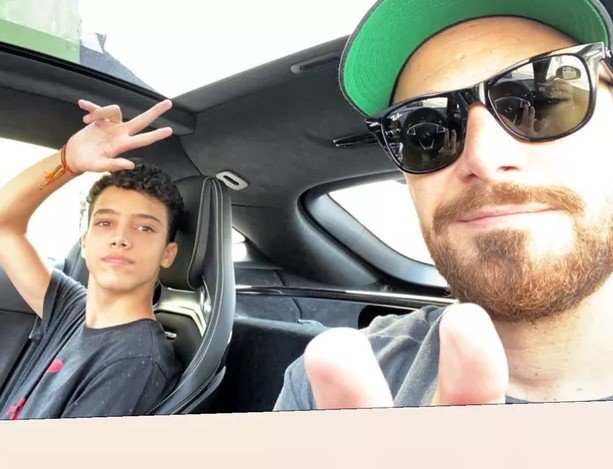 Felipe Titto e o filho